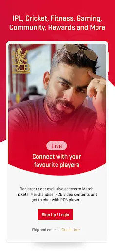 Скриншот 2 — RCB Official- Live IPL Cricket