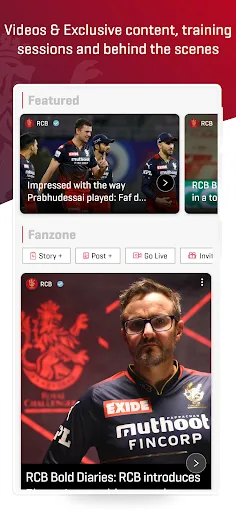 Скриншот 7 — RCB Official- Live IPL Cricket
