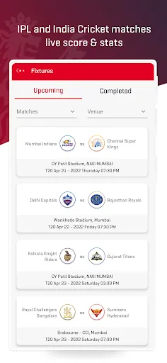 Скриншот 8 — RCB Official- Live IPL Cricket