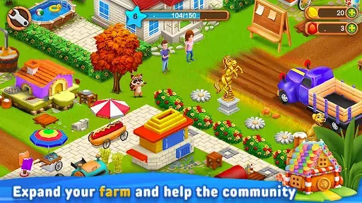 Скриншот 3 — Ферма Город: Игра про животных
