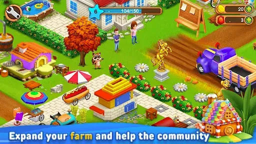 Скриншот 8 — Ферма Город: Игра про животных