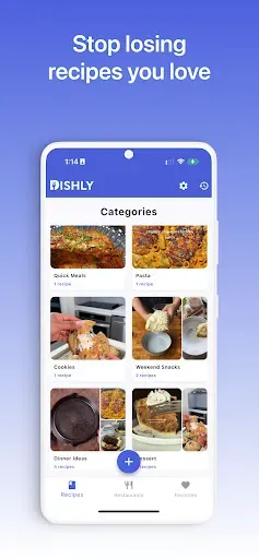 Скриншот 1 — Dishly Save & Cook Recipes