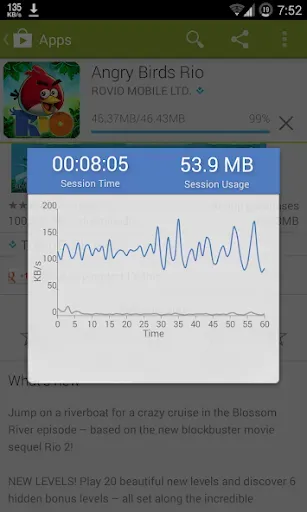 Скриншот 1 — Internet Speed Meter