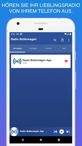 Скриншот 1 — Radio Bollerwagen App FFN Live