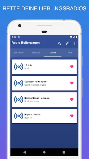Скриншот 3 — Radio Bollerwagen App FFN Live