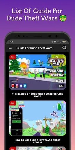 Скриншот 4 — Dude Theft Wars, Cheat Codes