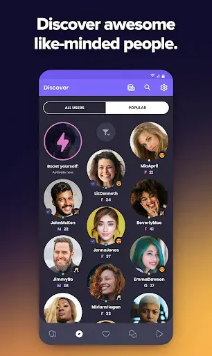 Скриншот 2 — Masked Fling: Dating app