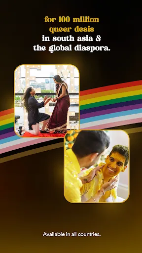 Скриншот 2 — Intro - Queer Desi Dating