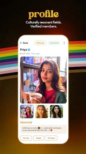 Скриншот 3 — Intro - Queer Desi Dating