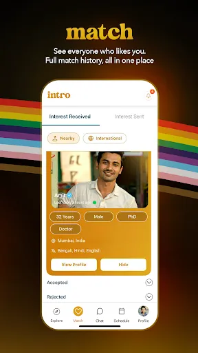 Скриншот 5 — Intro - Queer Desi Dating