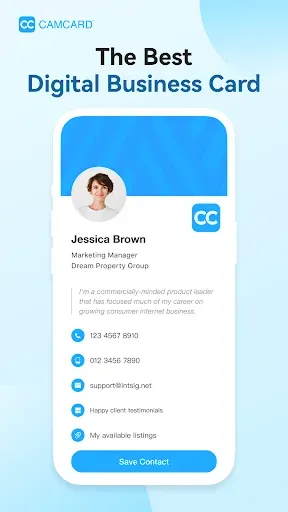 Скриншот 1 — CamCard-AI Scanner, Transcribe