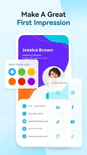 Скриншот 2 — CamCard-AI Scanner, Transcribe