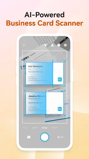 Скриншот 6 — CamCard-AI Scanner, Transcribe