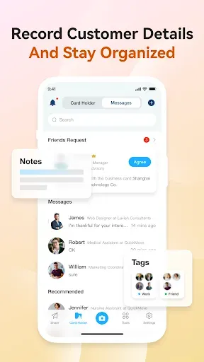 Скриншот 7 — CamCard-AI Scanner, Transcribe