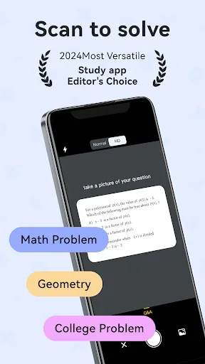 Скриншот 1 — Quiz AI: AI Homework Helper