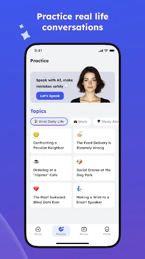 Скриншот 3 — EasySpeak AI: Learn English