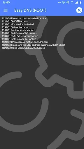Скриншот 1 — Easy DNS (NO/ROOT)