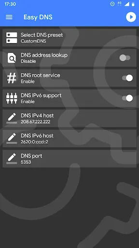 Скриншот 6 — Easy DNS (NO/ROOT)