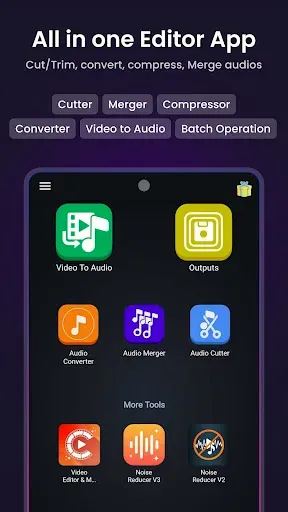 Скриншот 1 — MP3 Аудио Резак, Конвертер