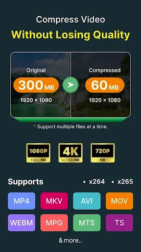 Скриншот 2 — Video Converter, Compressor
