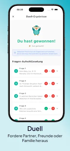 Скриншот 4 — Eduparo – Das Eltern Quiz