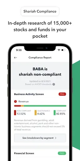 Скриншот 3 — Zoya - Halal Investing App