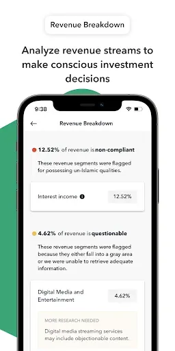 Скриншот 4 — Zoya - Halal Investing App