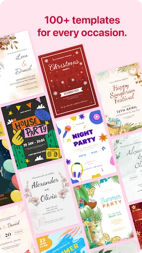 Скриншот 1 — Invitation Maker: Card Creator