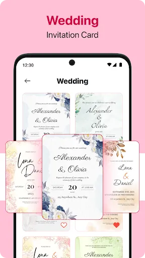 Скриншот 2 — Invitation Maker: Card Creator