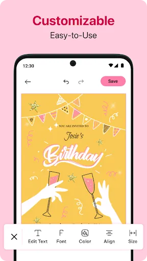 Скриншот 6 — Invitation Maker: Card Creator