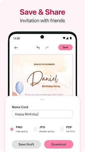 Скриншот 7 — Invitation Maker: Card Creator