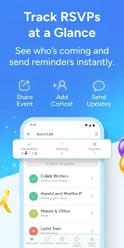 Скриншот 4 — Invitd Invitation Maker & RSVP