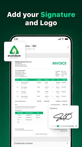 Скриншот 2 — Invoice Maker - Easy Invoice