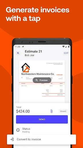 Скриншот 4 — Invoice2go: Easy Invoice Maker