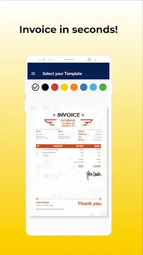 Скриншот 1 — Invoice Maker by Invoice Home