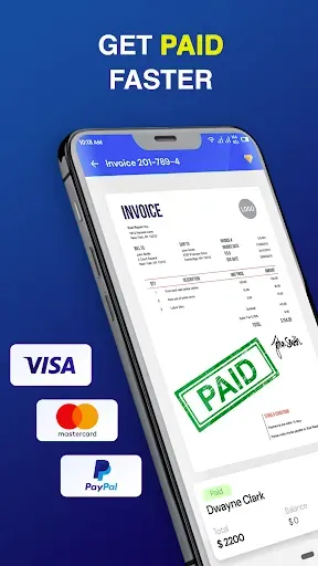 Скриншот 1 — Invoice Maker: Estimate Maker