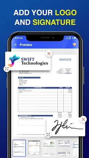 Скриншот 3 — Invoice Maker: Estimate Maker
