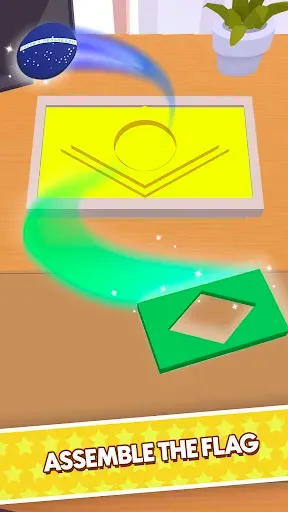 Скриншот 2 — Drop Fit: World Flag Puzzle
