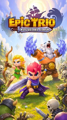 Скриншот 1 — Epic Trio: Roguelike Clash