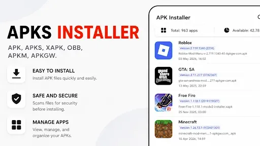 Скриншот 1 — APKS Installer