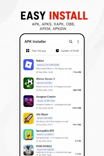 Скриншот 2 — APKS Installer