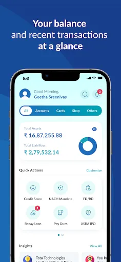 Скриншот 7 — IOB Connect - Mobile Banking
