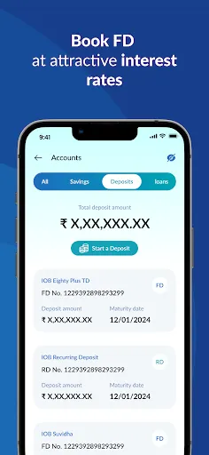 Скриншот 8 — IOB Connect - Mobile Banking