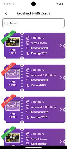 Скриншот 7 — Giftkarte - Send E-Gift Cards
