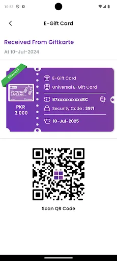 Скриншот 8 — Giftkarte - Send E-Gift Cards