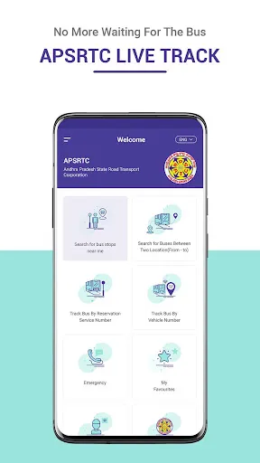 Скриншот 1 — APSRTC LIVE TRACK