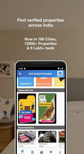 Скриншот 3 — PGO : Hostel/PGs Bookings App