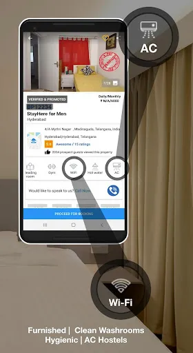 Скриншот 4 — PGO : Hostel/PGs Bookings App