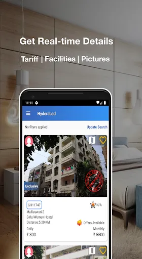 Скриншот 5 — PGO : Hostel/PGs Bookings App