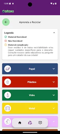 Скриншот 2 — Cataki - App de reciclagem